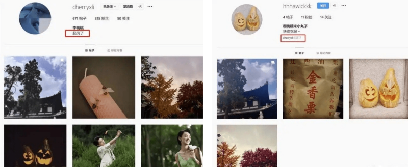 IG小号被扒