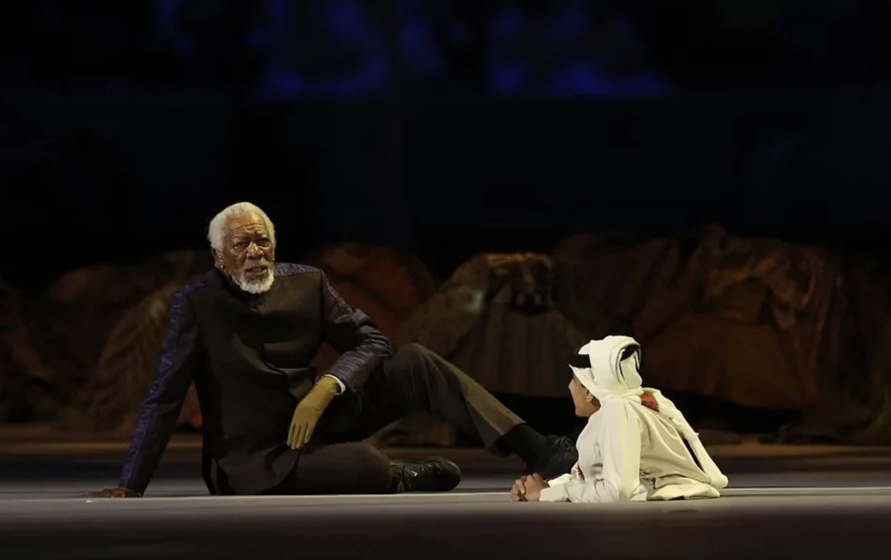 Morgan Freeman VS Ghanim Al-Muftah