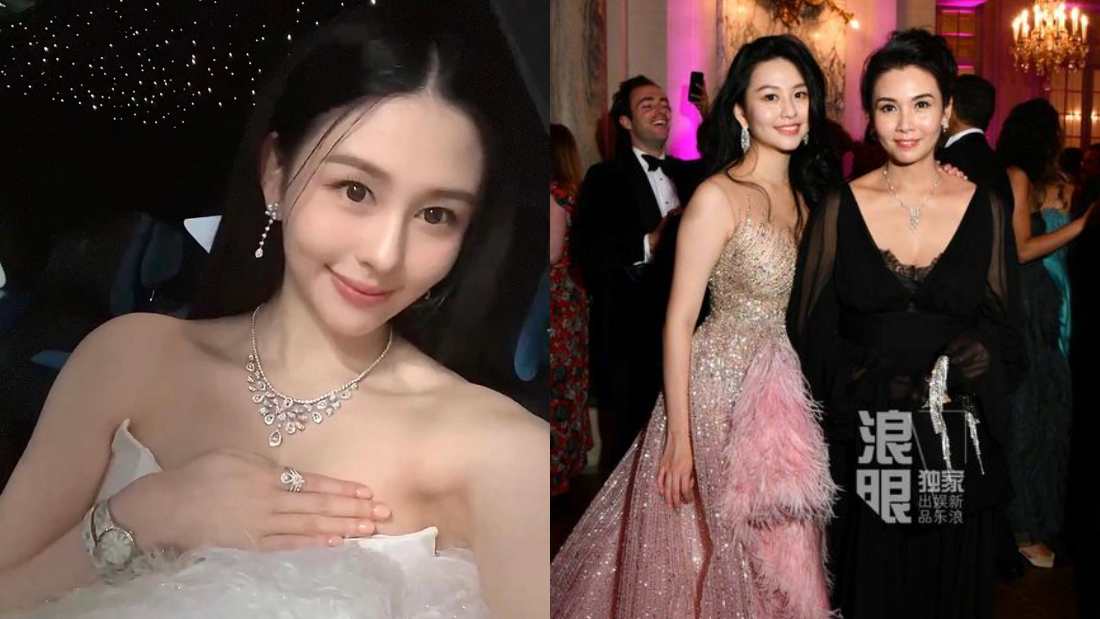 邱淑贞3女儿罕见合体