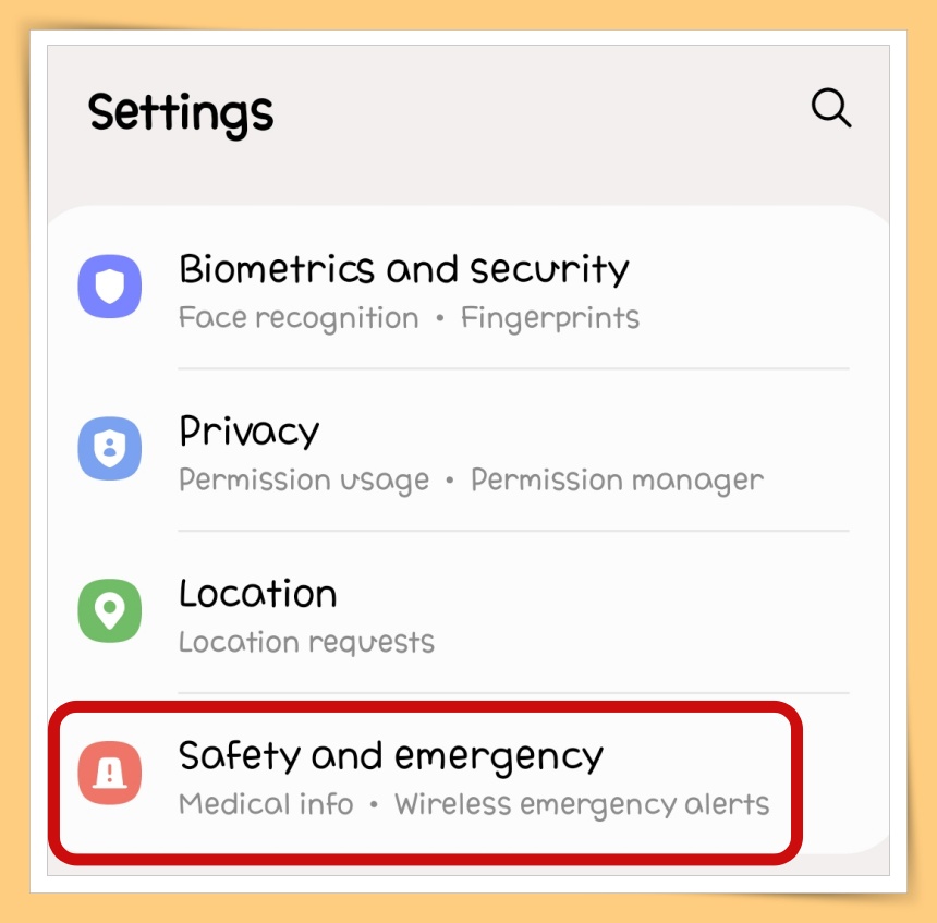 Click Safety and emergency