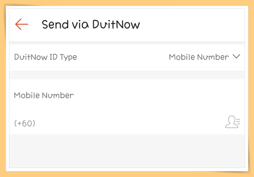 ShopeePay Fill In Details