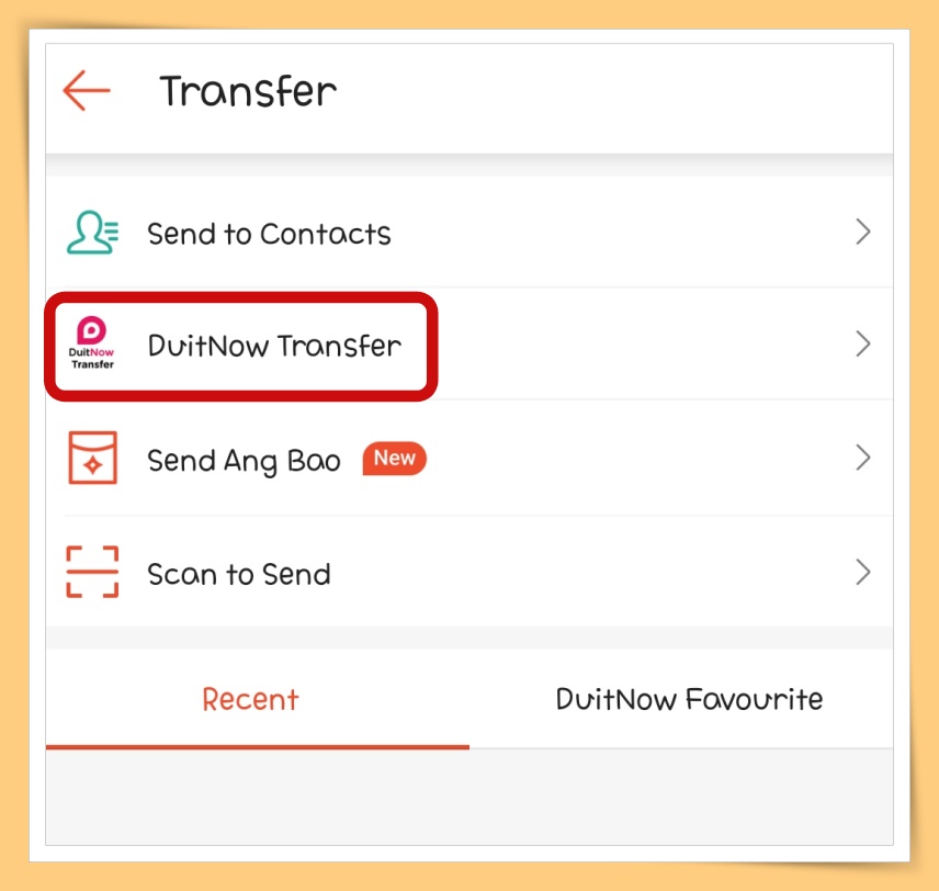 ShopeePay Choose DuitNow