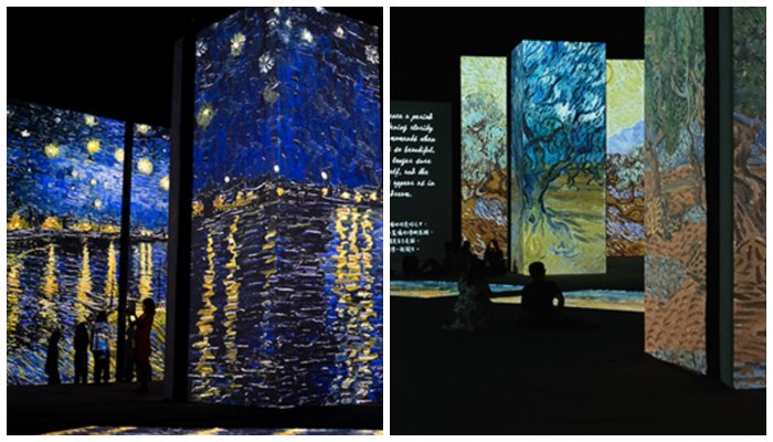 《Van Gogh Alive》光影体验展将会透过现代科技转入转入动态影像
