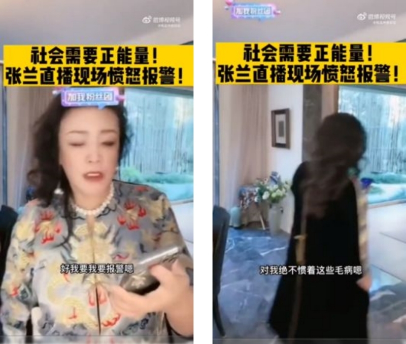 张兰报警