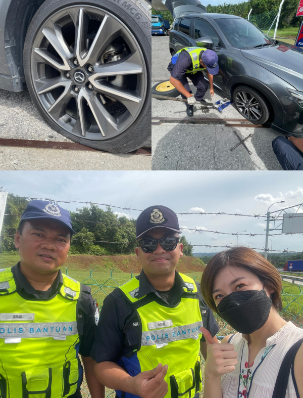 罗忆诗返乡途中不幸爆胎