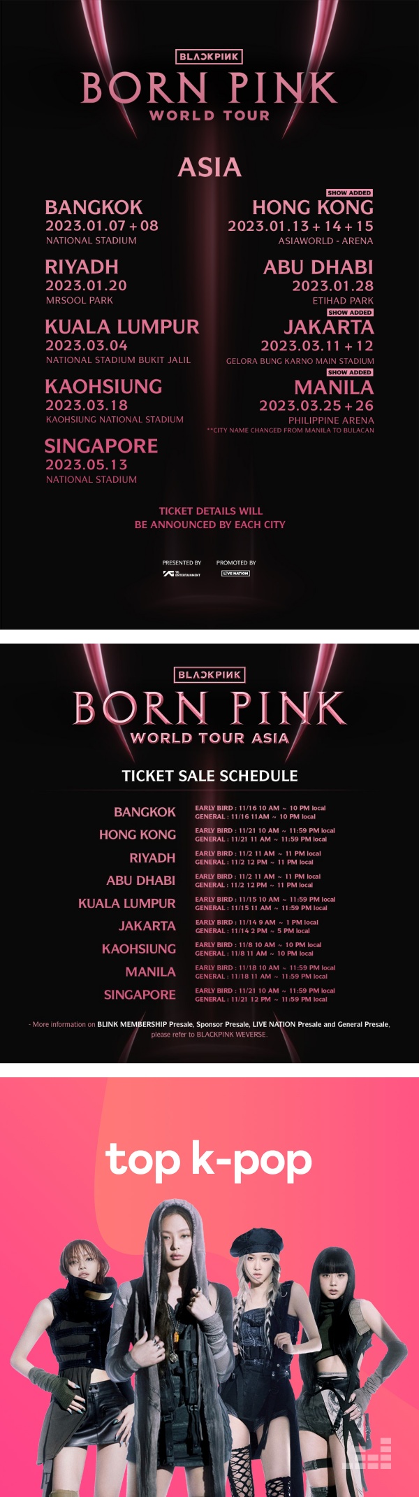 BLACKPINK 大马演唱会正式官宣