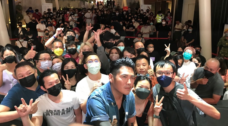 曹格大马粉丝见面会