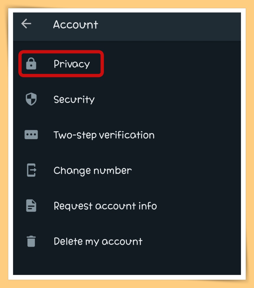 Second Step Click Privacy