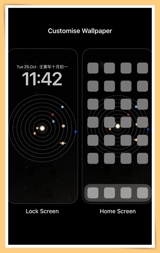 Customise Wallpaper easy