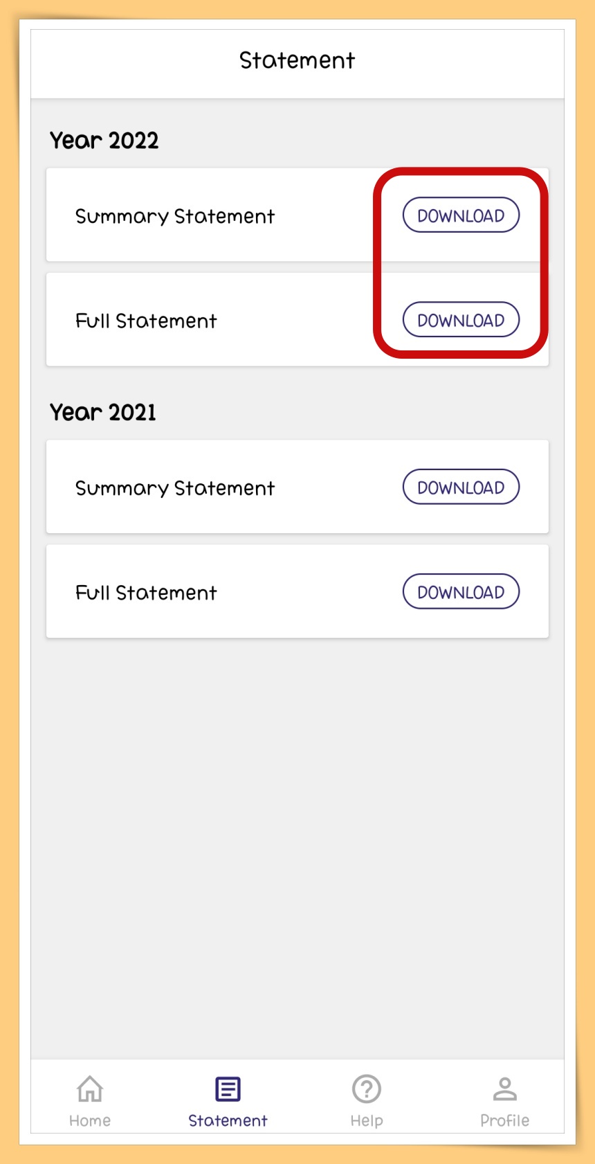 Download Statement