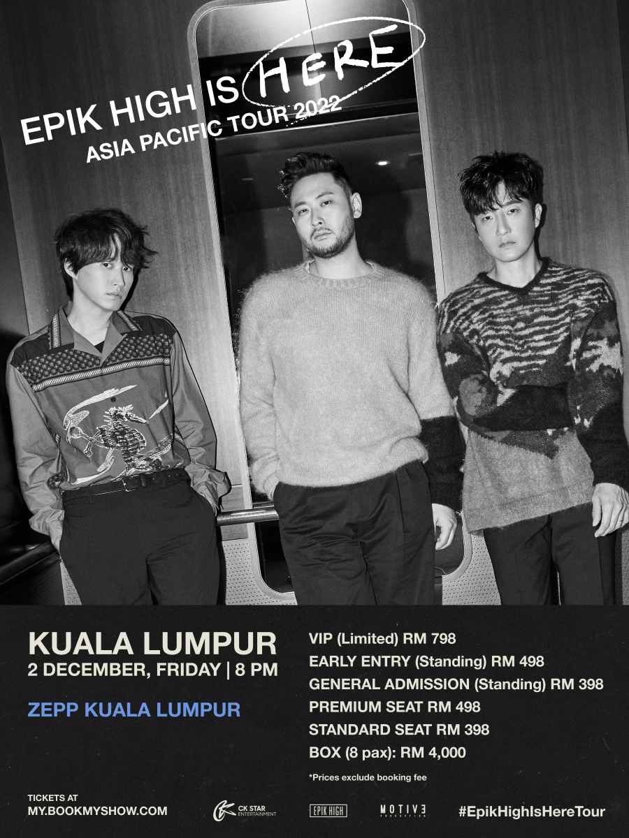 EPIK HIGH 首度来马开唱
