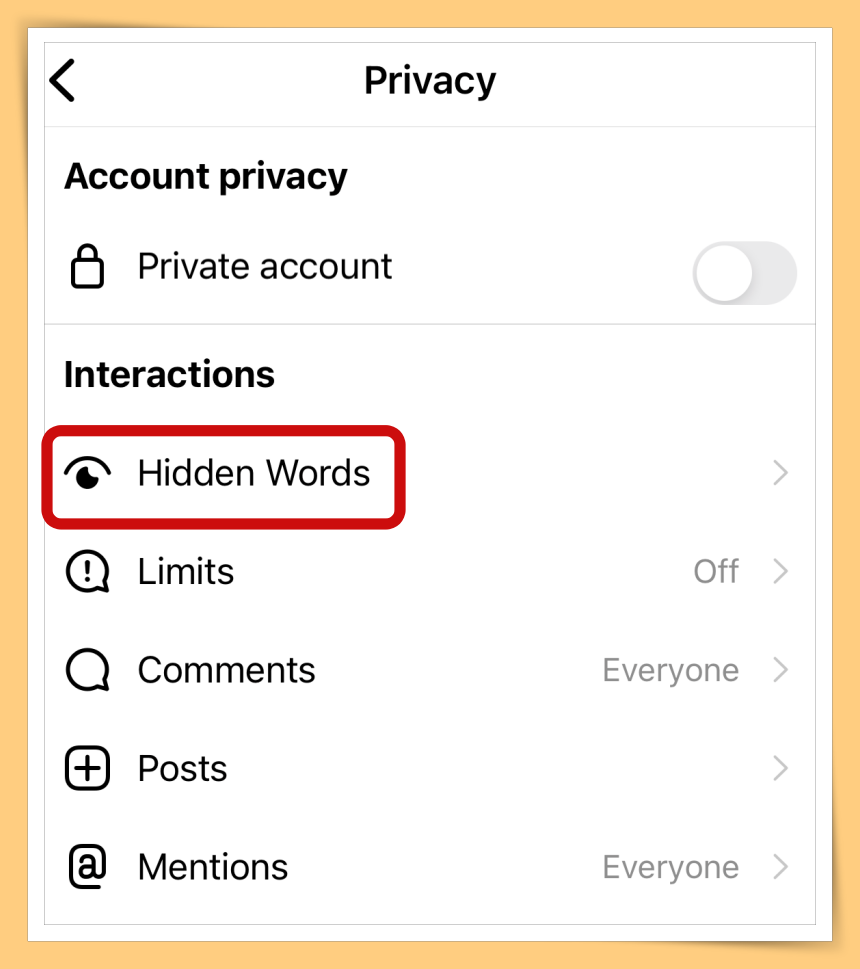 点击Hidden Words