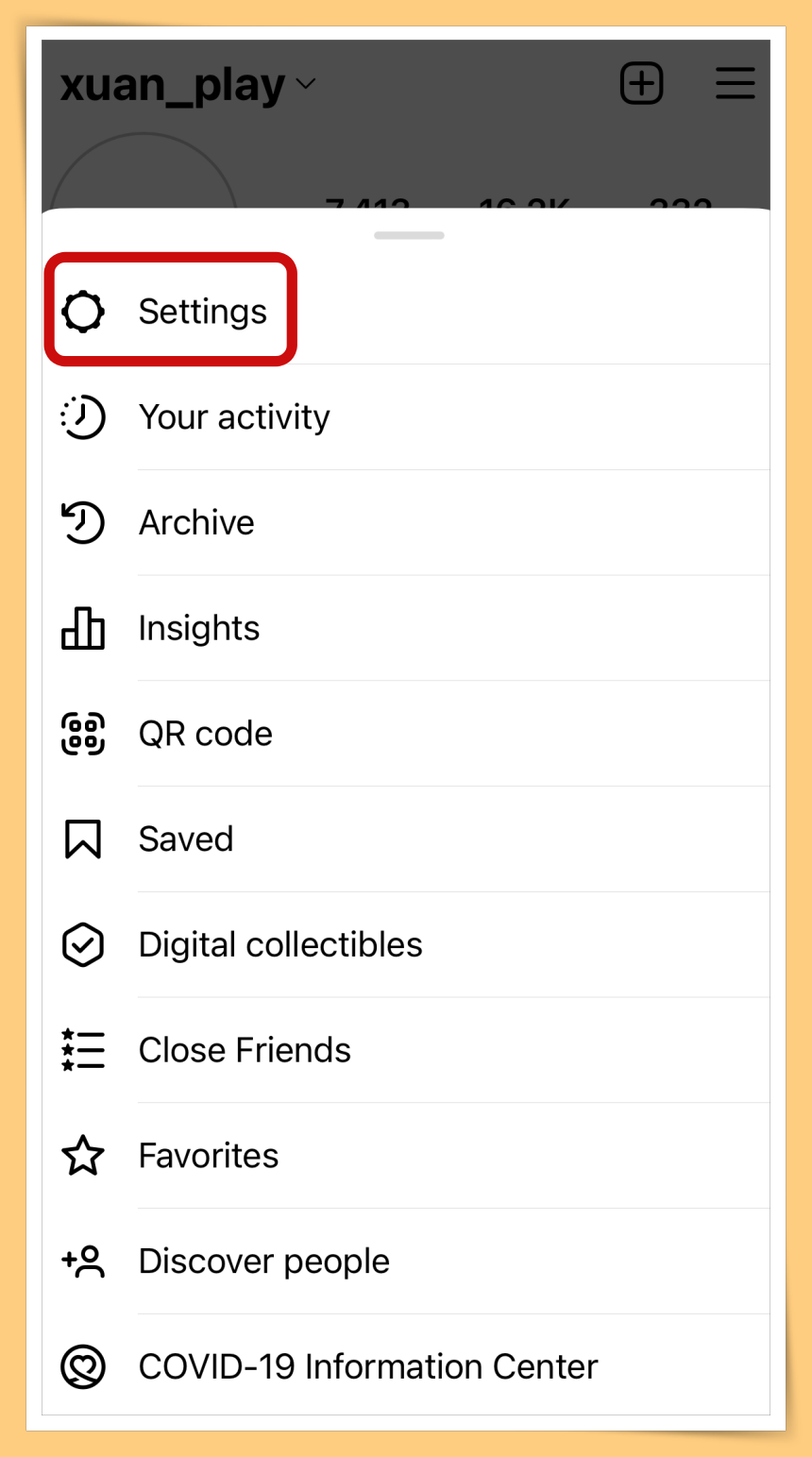 点击Settings
