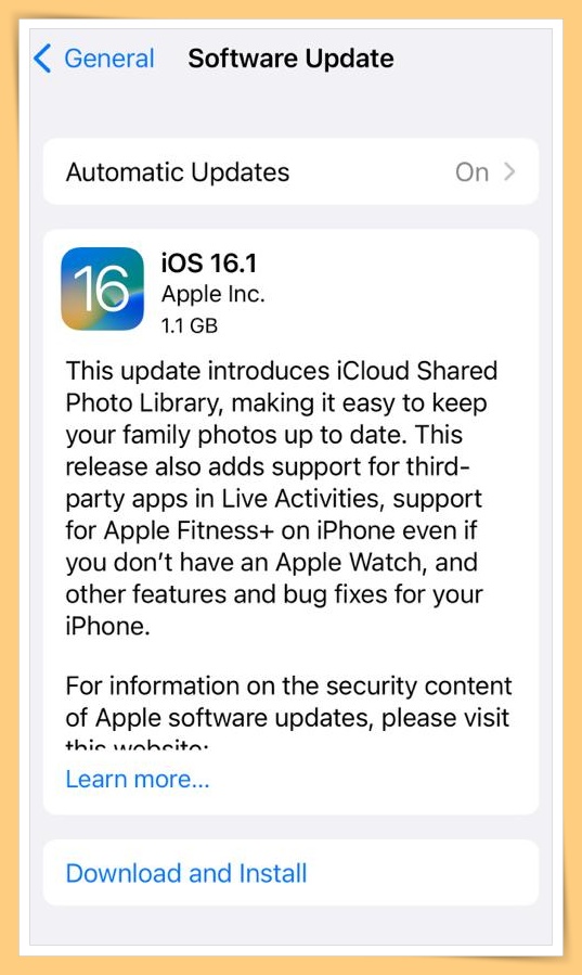 iOS 16.1 来了