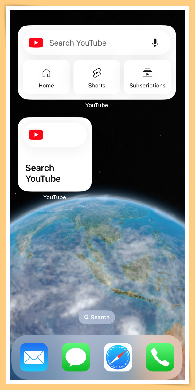 iOS 16 YouTube Widgets 上线