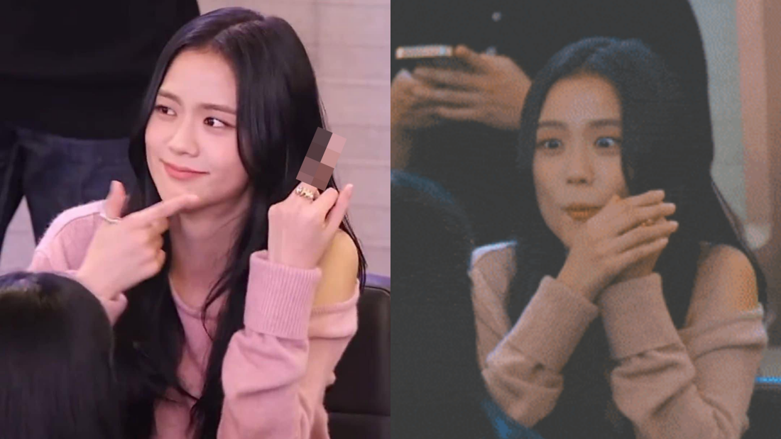 Jisoo意外比中指