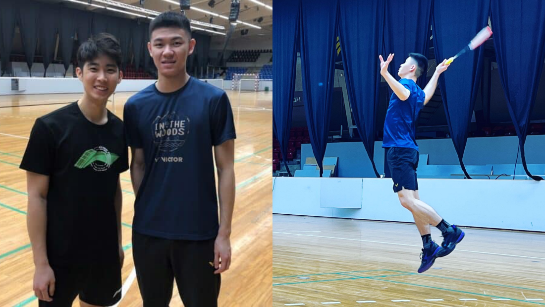 李梓嘉、骆建佑丹麦训练