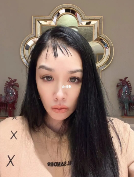 钟丽缇胎毛刘海翻车