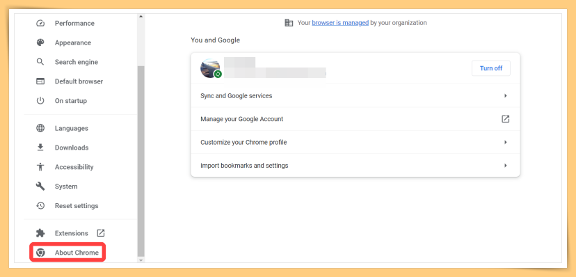 About Chrome