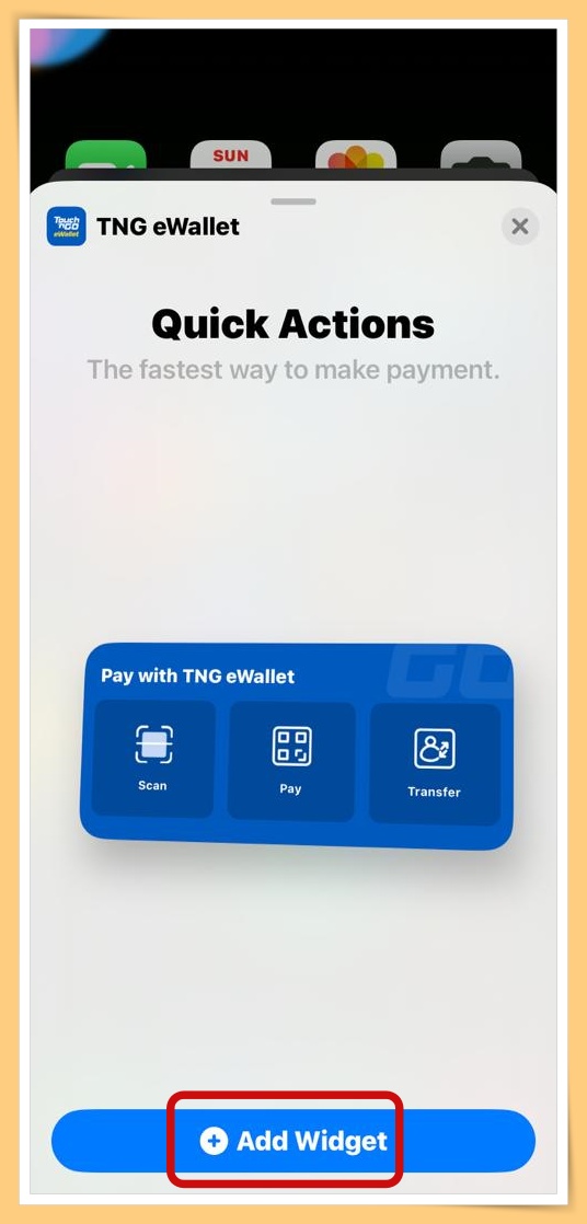 Add Widget