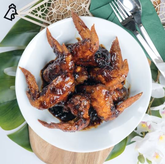 Chicken Wings with Indonesian Bumbu Sauce