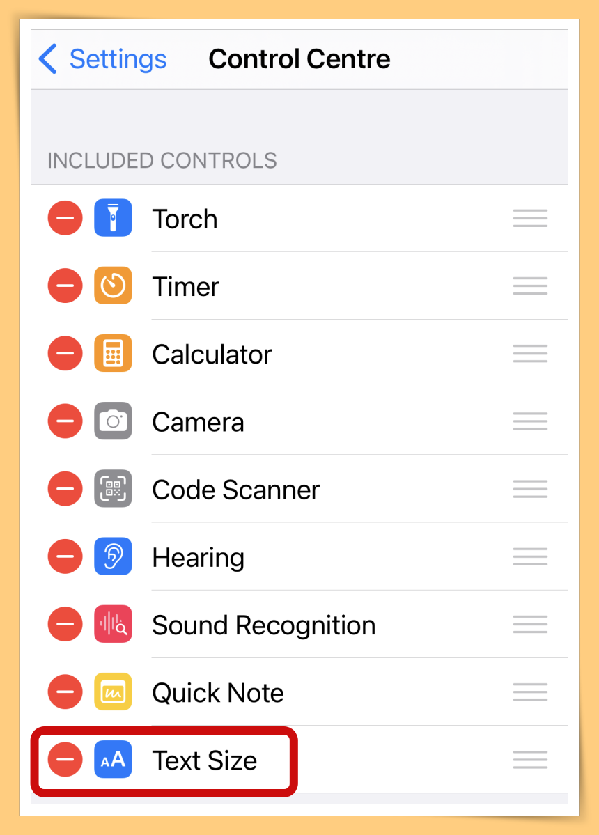 Included Controls