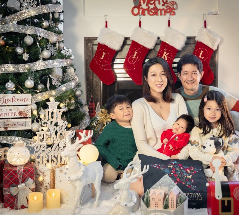 钟嘉欣婚后育有三个孩子