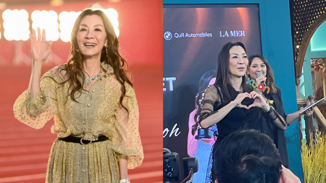 杨紫琼把奥斯卡奖座拿给妈妈保管