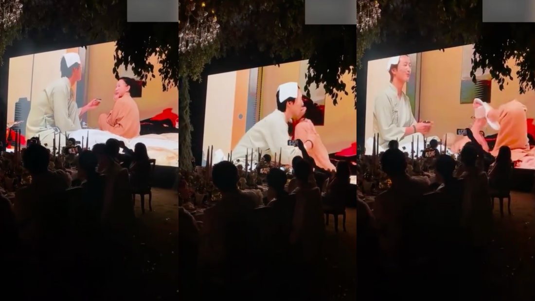 窦骁敷面膜时求婚
