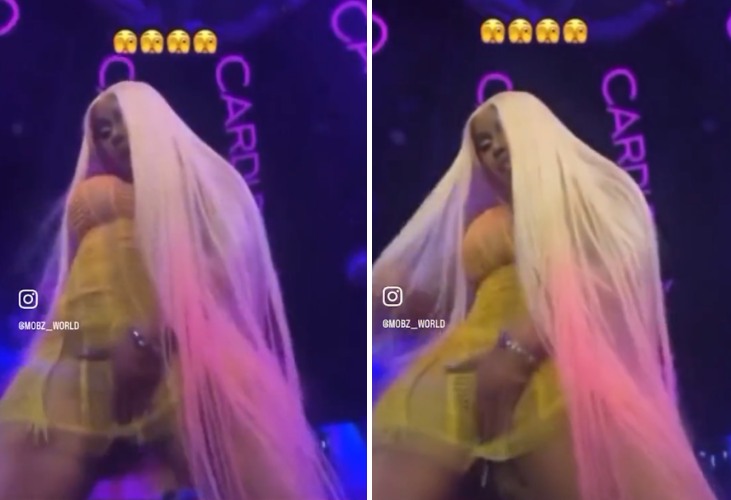 Cardi B疑不穿内裤