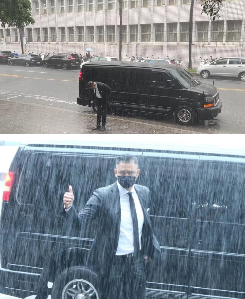 陈建州暴雨中鞠躬遭酸