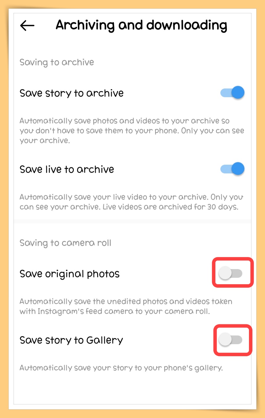 Archiving and downloading