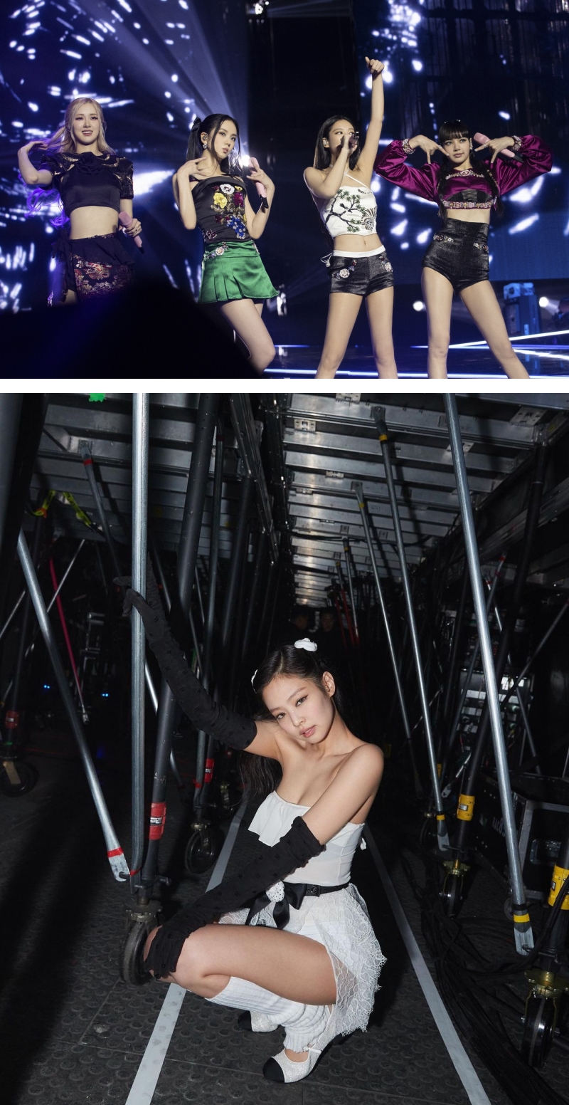 Jennie差点从台上摔下