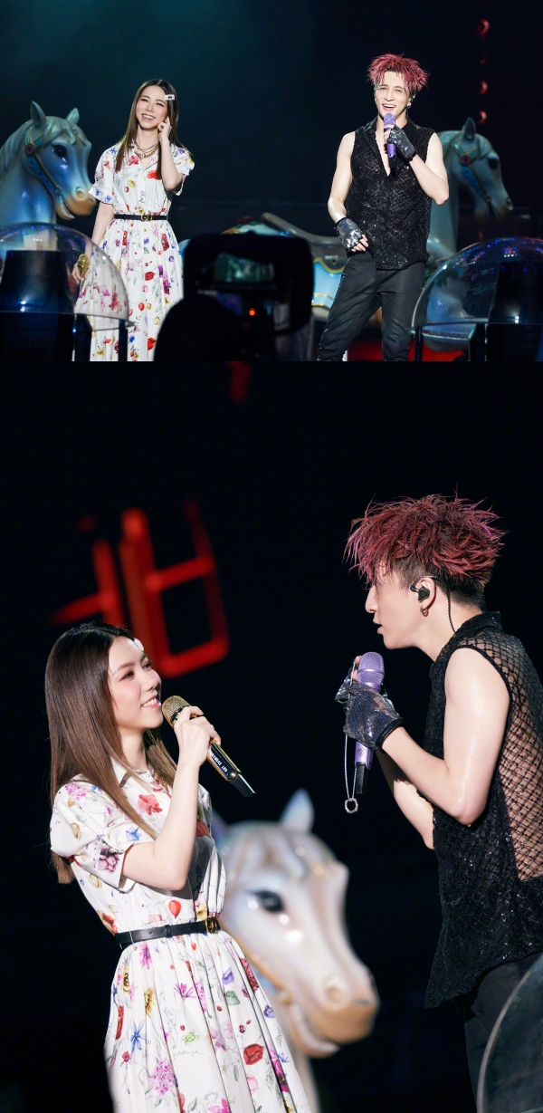 邓紫棋惊喜现身薛之谦北京演唱会