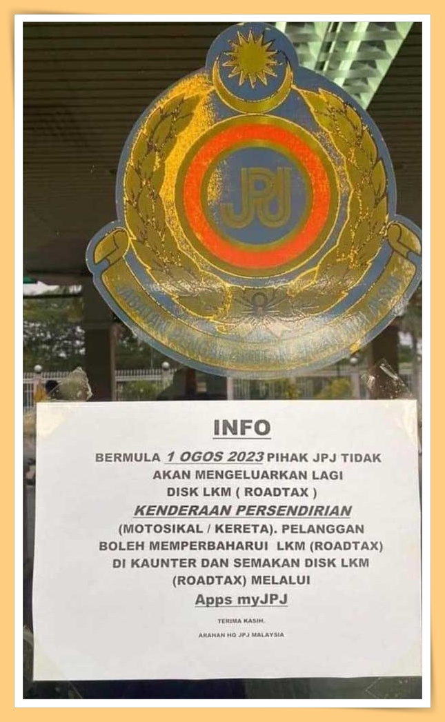 JPJ Notice