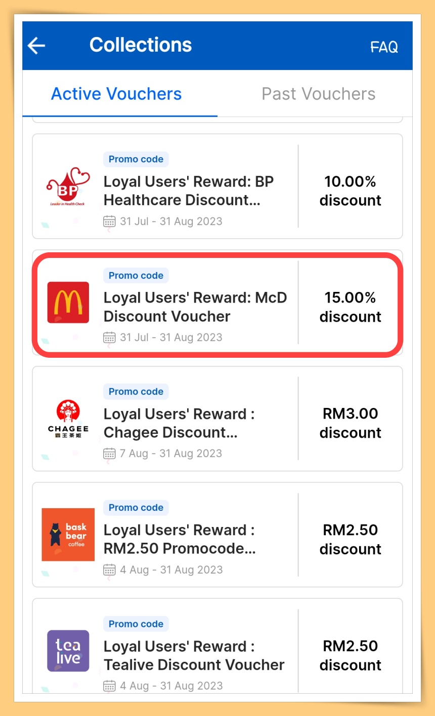 Mcd Discount Voucher
