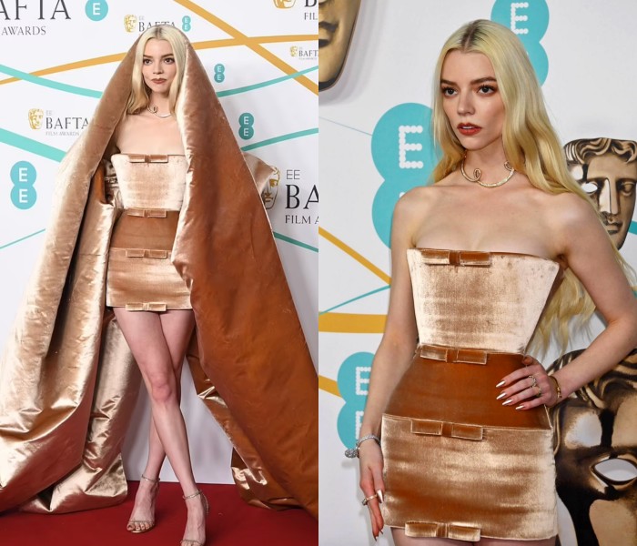 Anya Taylor-Joy穿Schiaparelli出席BAFTA红毯