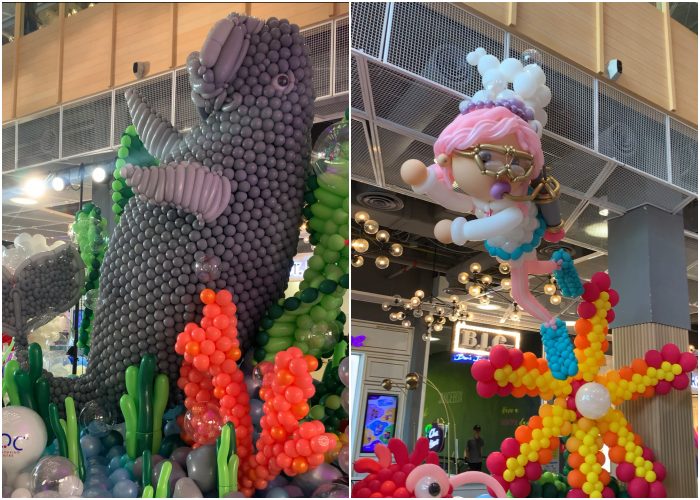IPC购物商场举办环保气球展