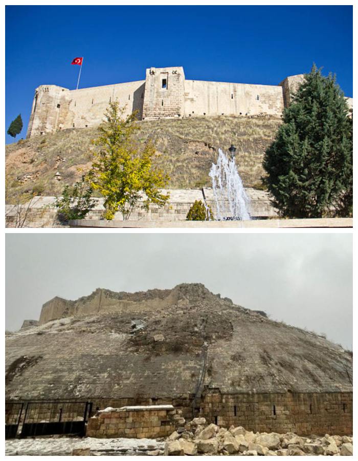 位于沙欣贝伊（Sahiney）的千年古迹加济安泰普城堡（Gaziantep Castle）被地震震毁