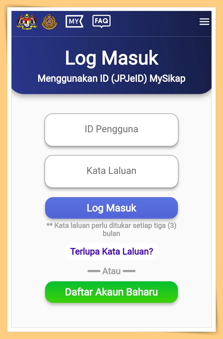 Log In Account