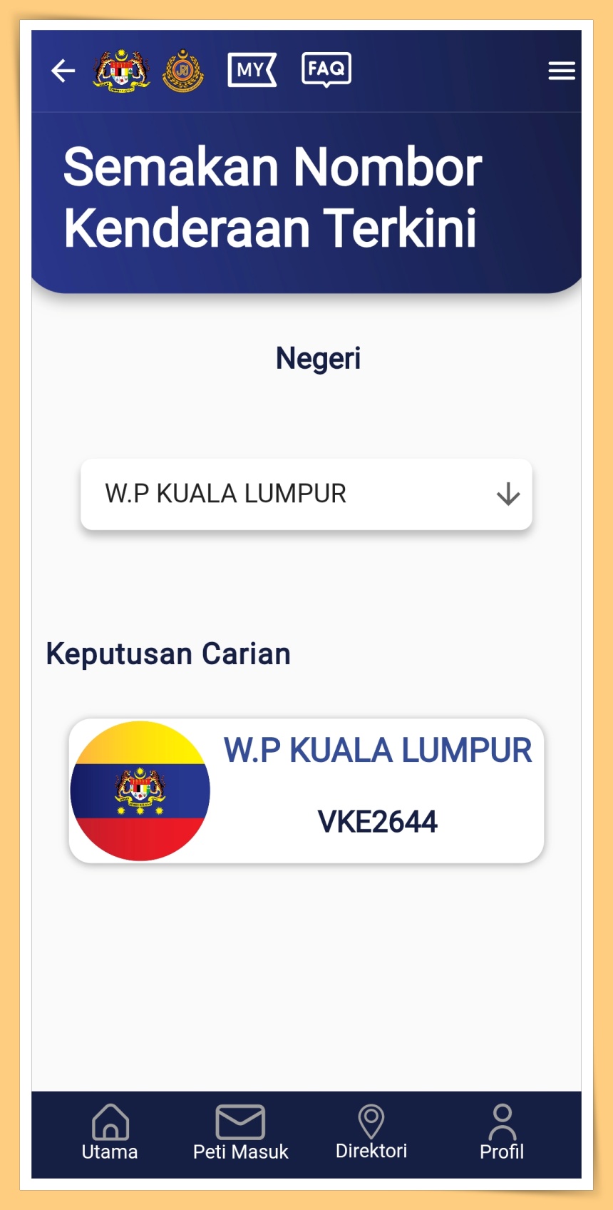 KL New Plate