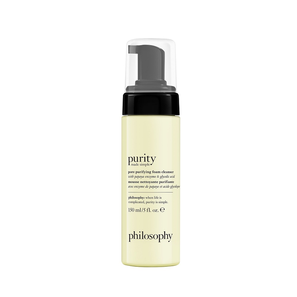 philosophy purity pore purifying foam cleanser