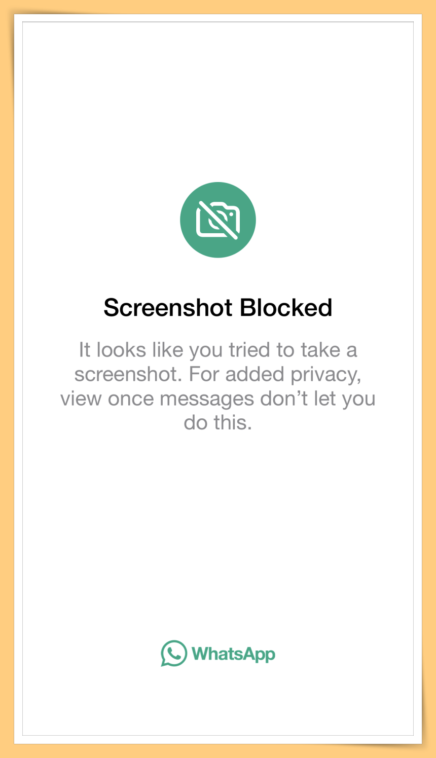 Screenshot Blocked