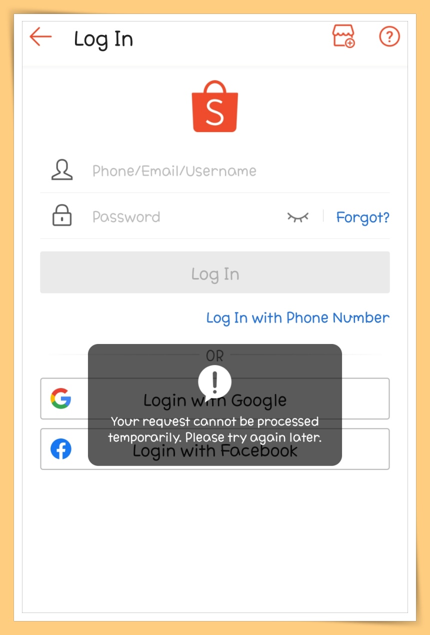 Shopee App Problem