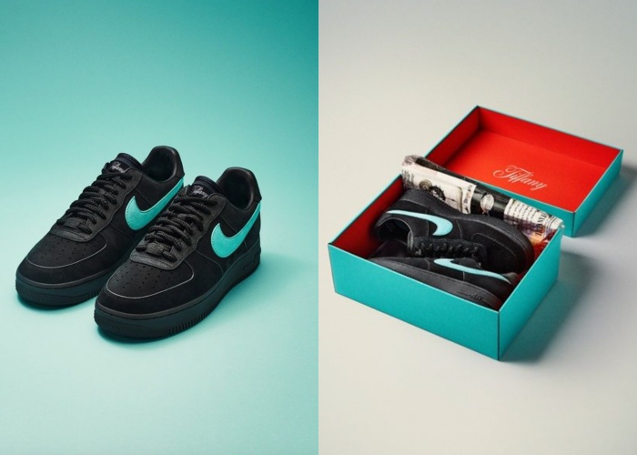 Tiffany&Co. 和Nike联名鞋盒、AF1设计
