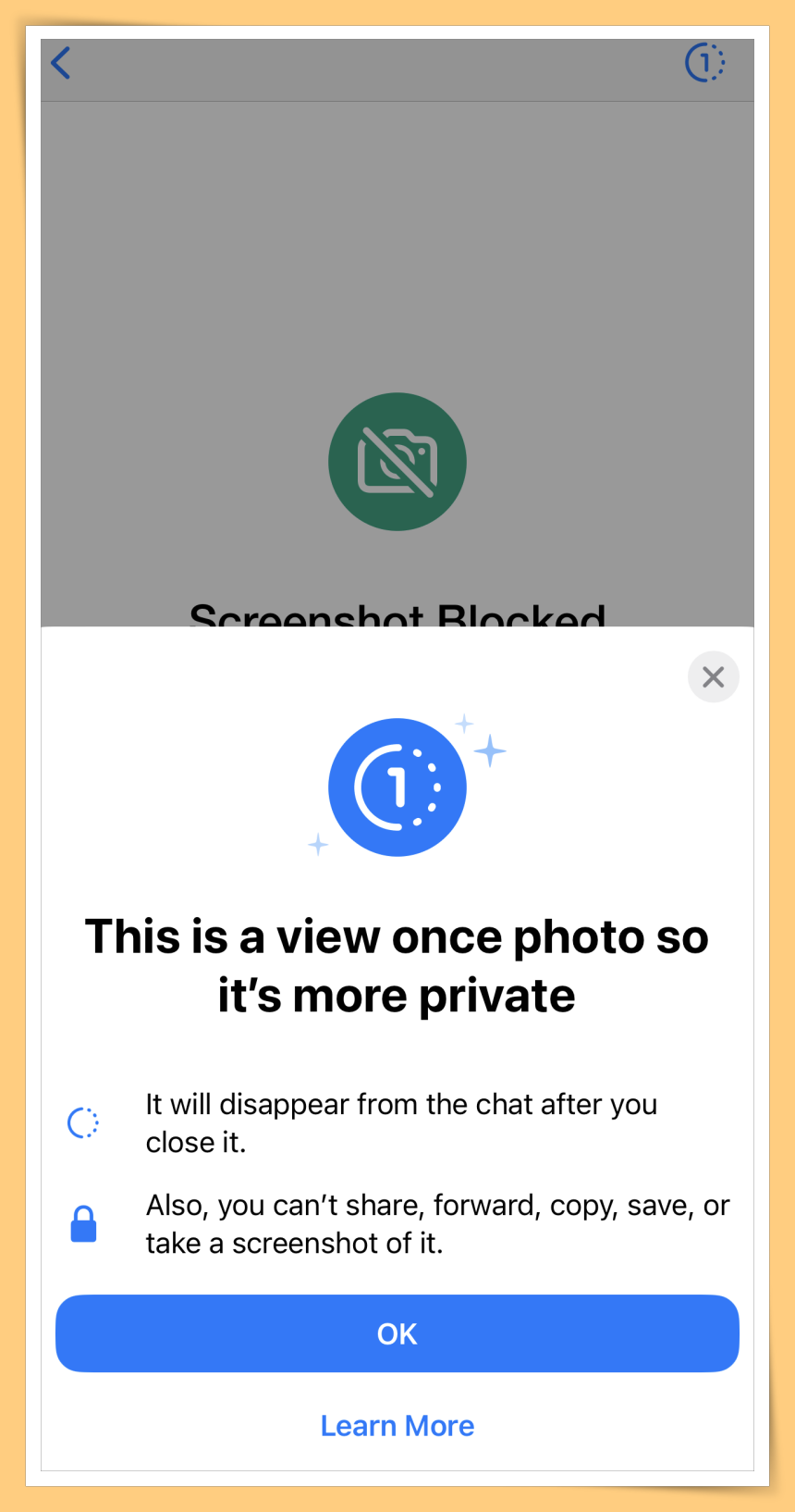 View Once New Feature