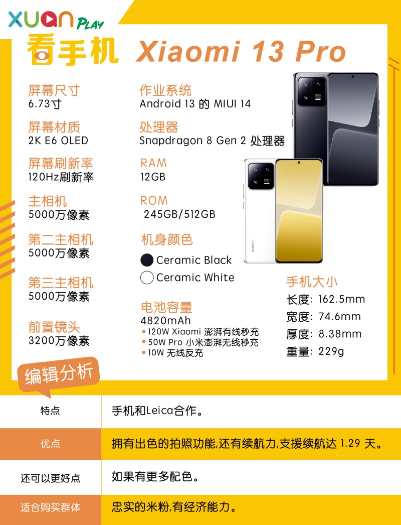Xiaomi 13 Pro Spec