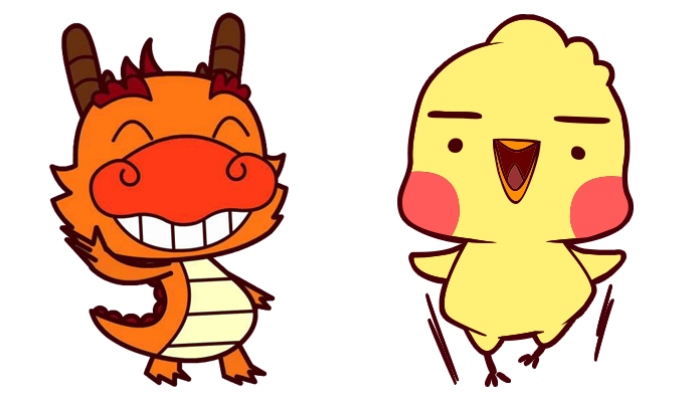 六合生肖：龙 & 鸡