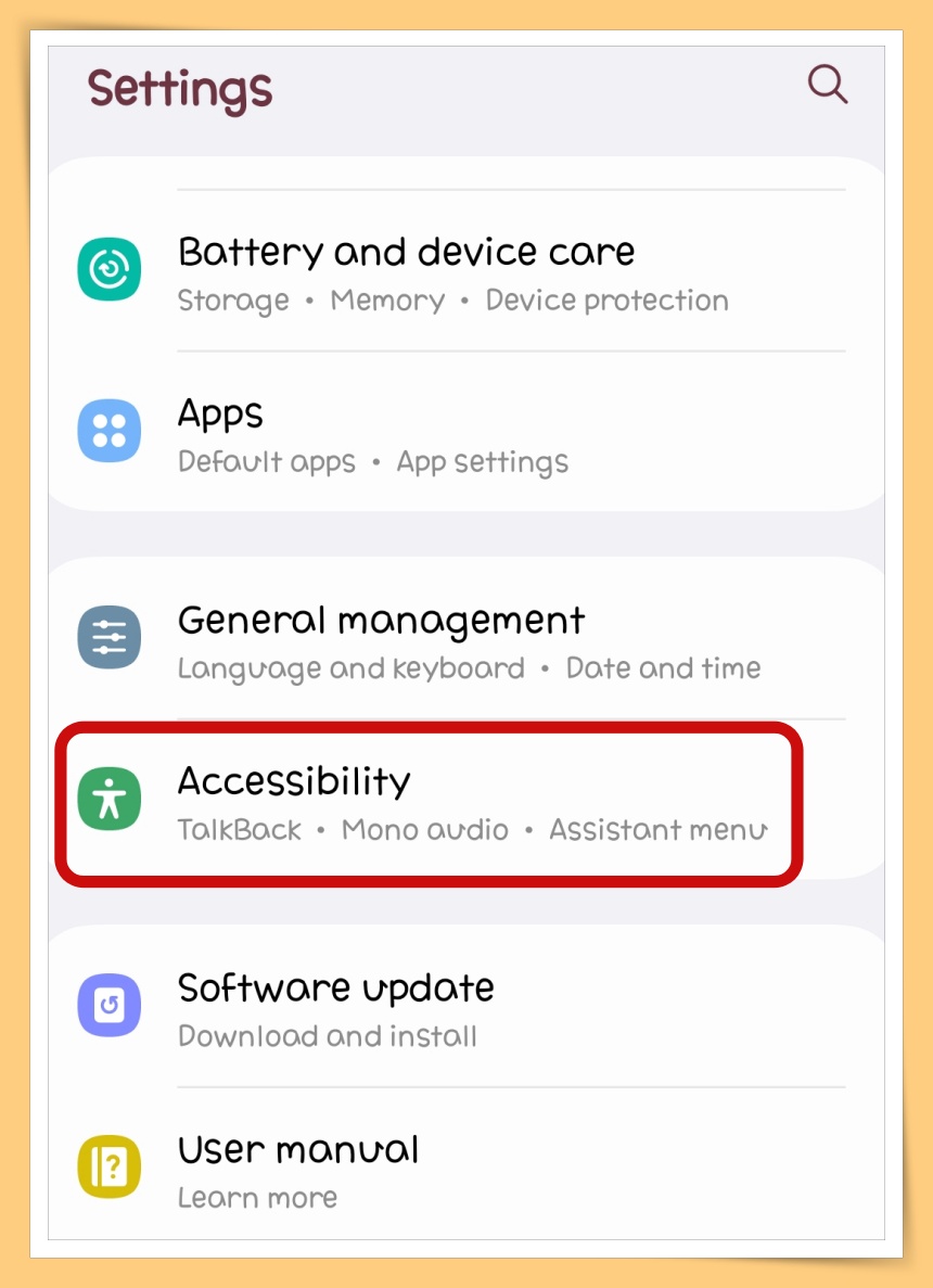 Accessibility