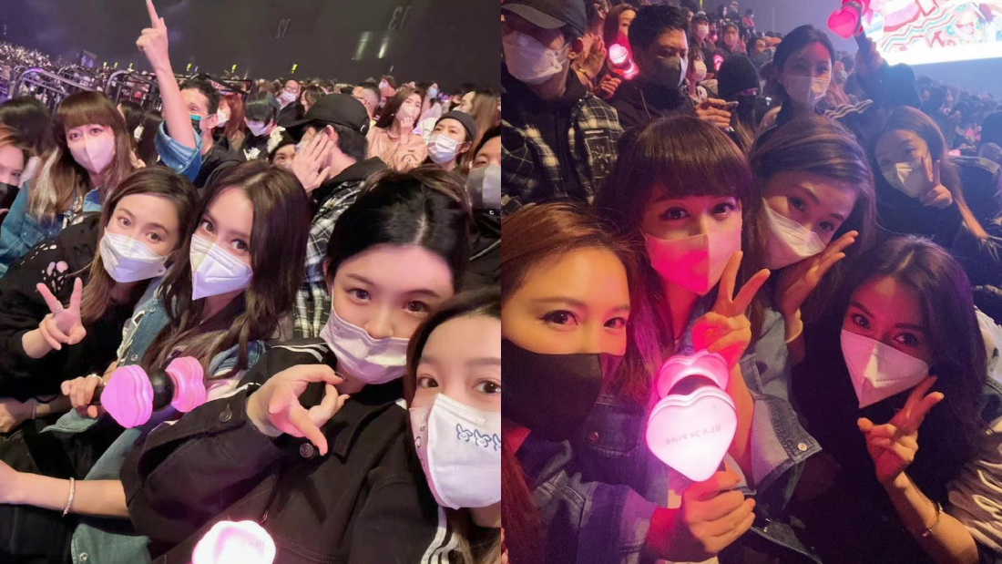Angelababy追星BLACKPINK